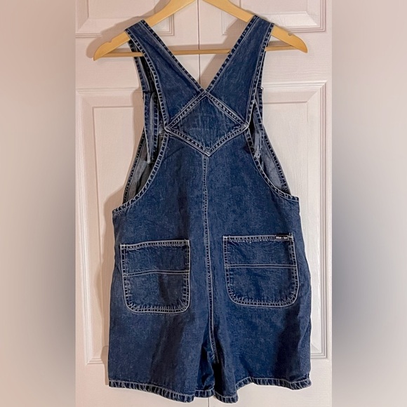 Women's Blue Denim Overalls - Picture 2 of 4